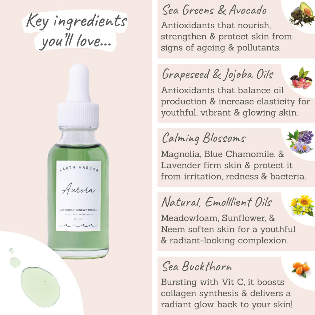 Earth Harbor Aurora Superfood Luminance Ampoule Glowy Skin Beauty