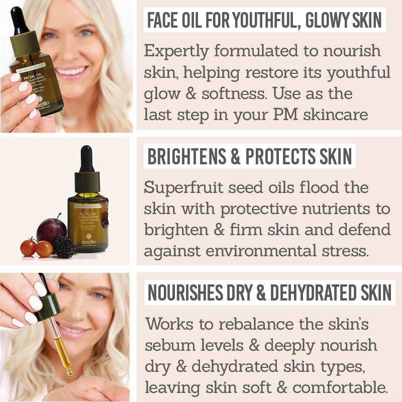 Mazillo Facial Oil | Youthful Glow for Skin – Beauty and the Boutique