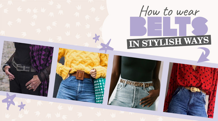 How to wear belts in stylish ways