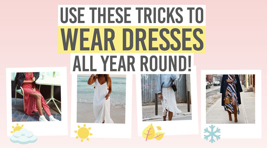 Katie Style Tutorial - Use these tricks to wear dresses all year round - Beauty and the Boutique