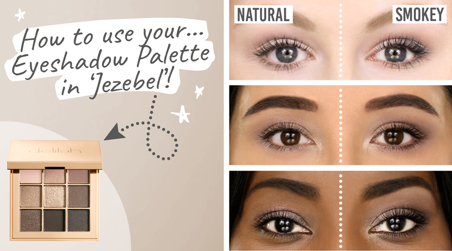 Delilah - Smokey Eyeshadow Palette in 'Jezebel'