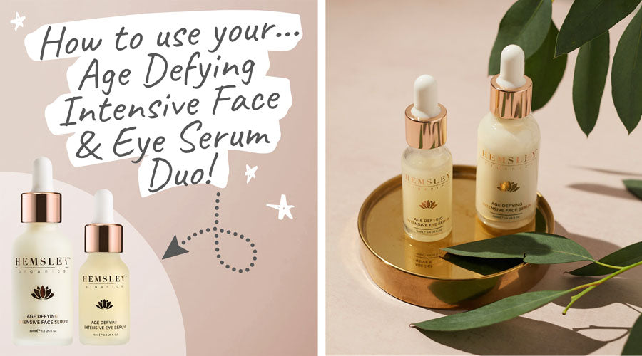 Hemsley Organics - Age Defying Intensive Eye Serum & Face Serum Duo