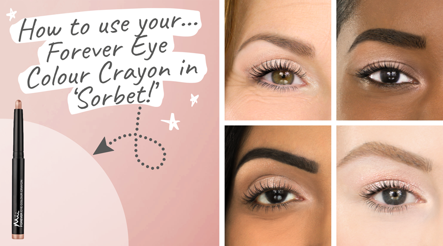 Mii Cosmetics - Forever Eye Colour Crayon in 'Sorbet'