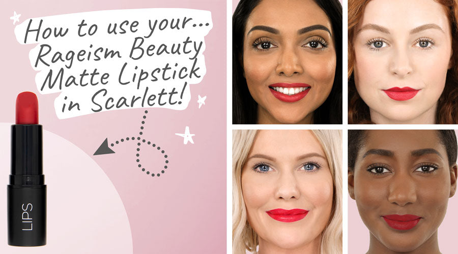 Rageism Beauty - Matte Lipstick in Scarlett