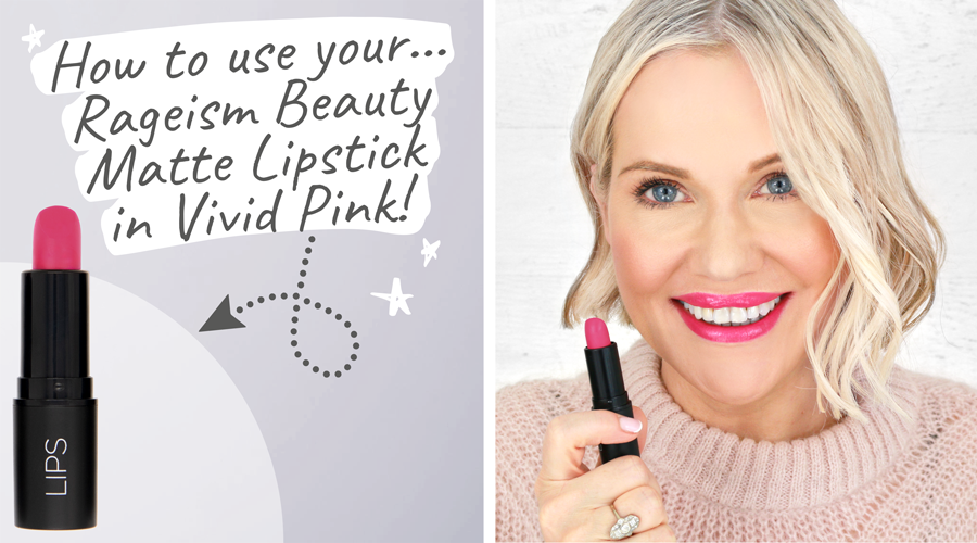 Rageism Beauty - Matte Lipstick in Vivid Pink
