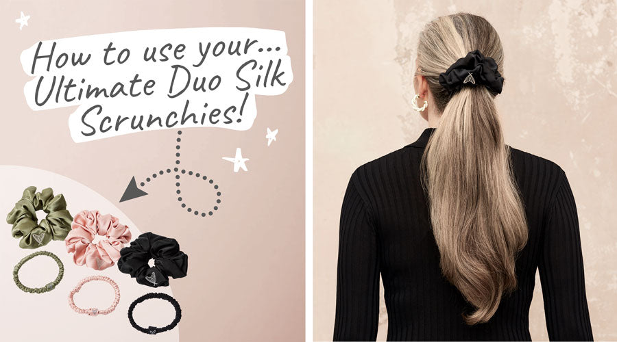ROKNDOL - Ultimate Duo Silk Scrunchies