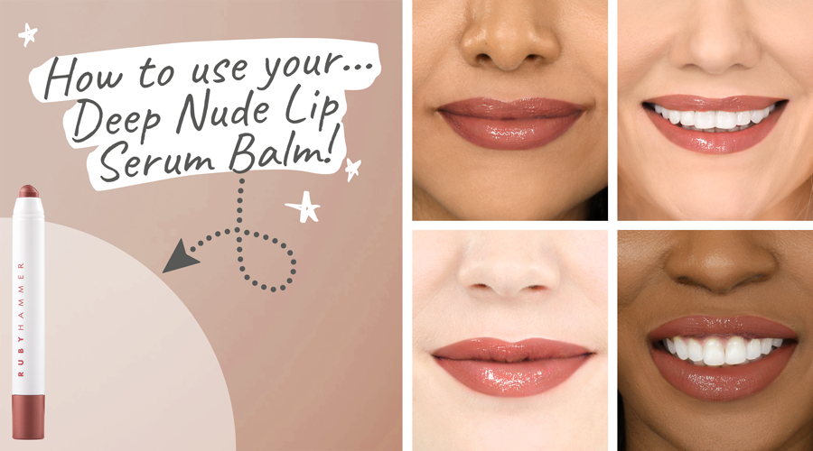Ruby Hammer - Lip Serum Balm in Deep Nude