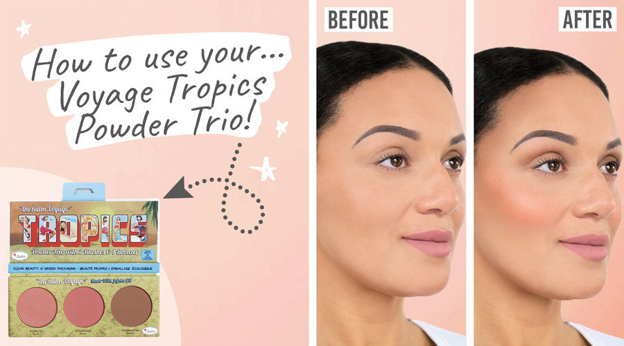theBalm Cosmetics - Voyage Tropics Powder Trio