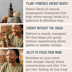 Adaptogenic Apothecary ‘Inhale’ Energising Glycerite Drops Key Benefits - Plant-powered energy boost, energy without the crash, help focus your mind