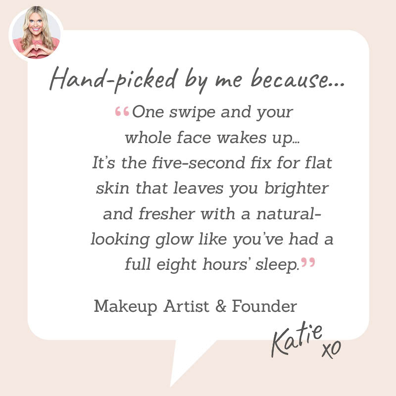 Bellamianta Glaze Blush Balm - Hand-picked by Katie as a five-second fix to wake up your complexion with a bright, fresh & natural-looking glow 