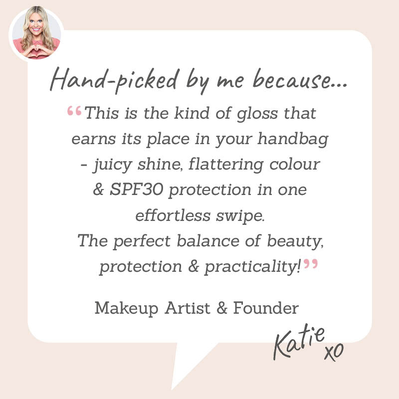 Bellamianta Luxury Lip Oil - hand-picked by Katie for it's juicy shine, flattering colour & SPF protection