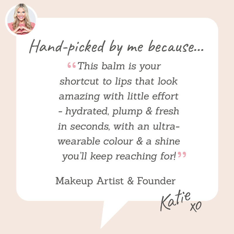 Bellamianta Magic Kiss Lip Balm in Bella Blush - Hand-picked by Katie as a shortcut to plump, hydrated lips in seconds with wearable colour & shine