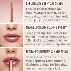 Bellamianta Magic Kiss Lip Balm in Bella Blush Key Benefits - Effortless everyday shade, makes lips look plump & pretty, ultra-nourishing & hydrating