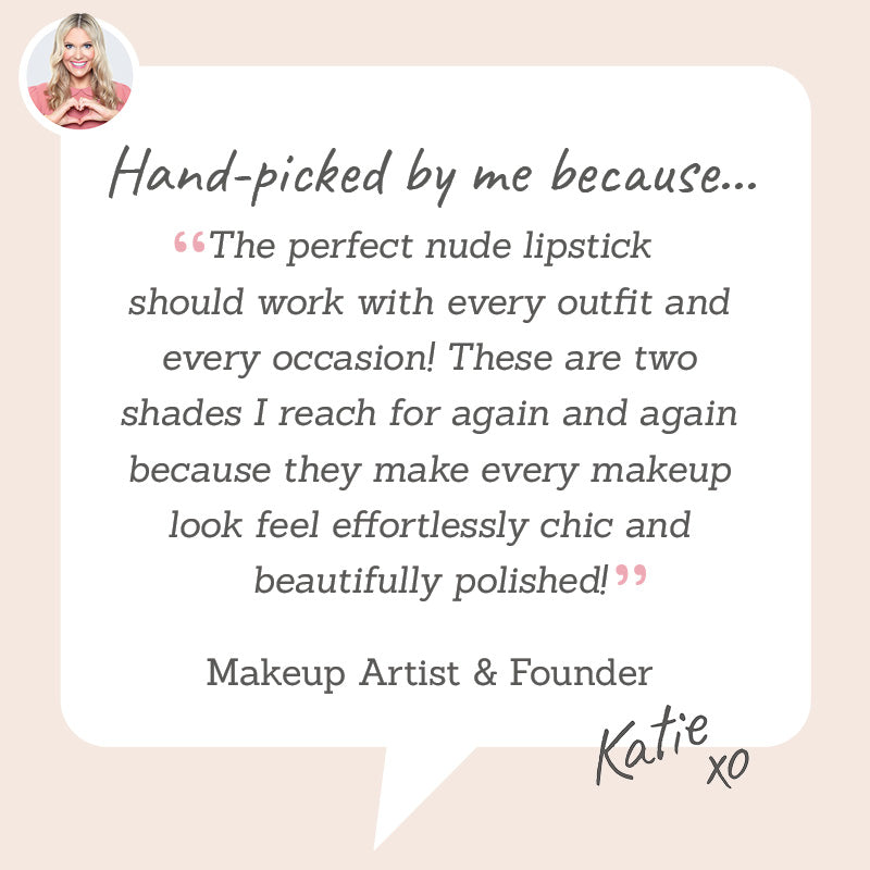 Bellamianta Speak Easy Modern Lip Duo  Hand-picked by Katie as the perfect nude for every occasion & outfit! Two shades for effortless chic looks