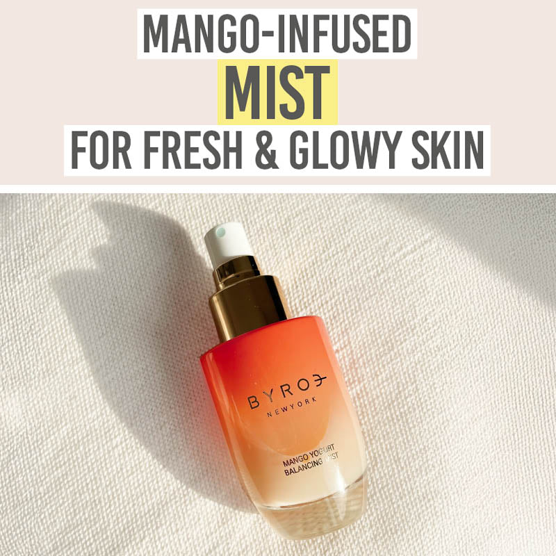 Byroe Mango Yoghurt Balancing Mist - Beauty and the Boutique - Mango infused mist for fresh and glowy skin