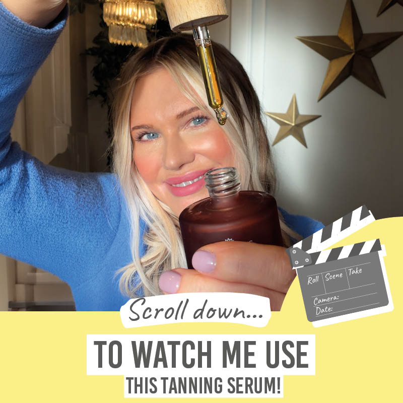 Scroll down to watch Cocosolis SOLIS Self-Tanning Face Serum in action