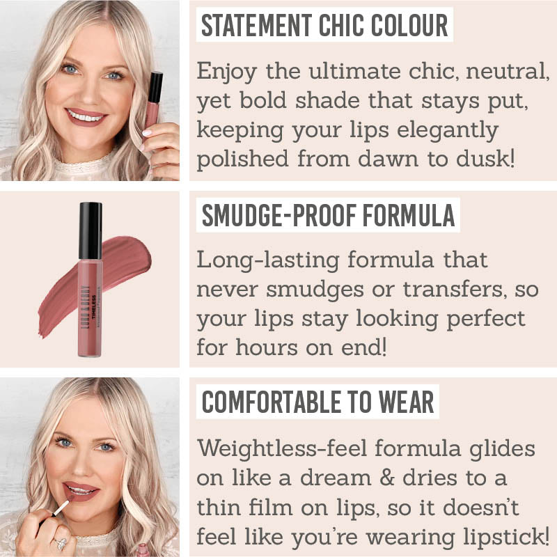 Benefits of Lord & Berry Kissproof Lipstick in shade 'Blossom'