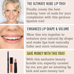 Benefits of Daniel Sandler Nude Lip Trio Collection