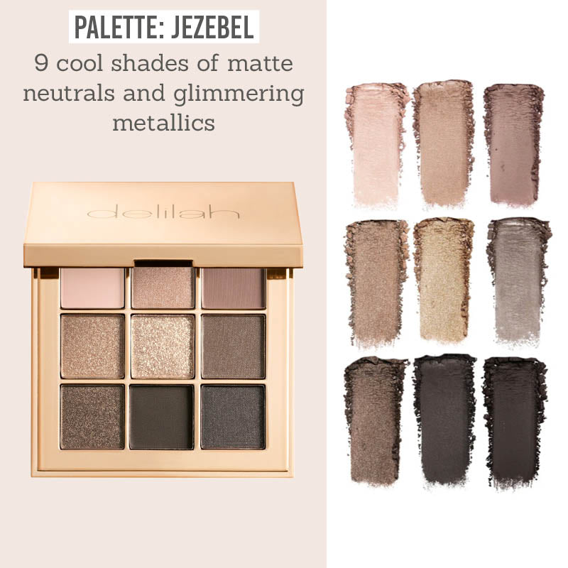 Delilah Smokey Eyeshadow Palette in Jezebel shades