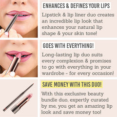 Benefits of Delilah Everyday Lipstick and Lip Liner Duo