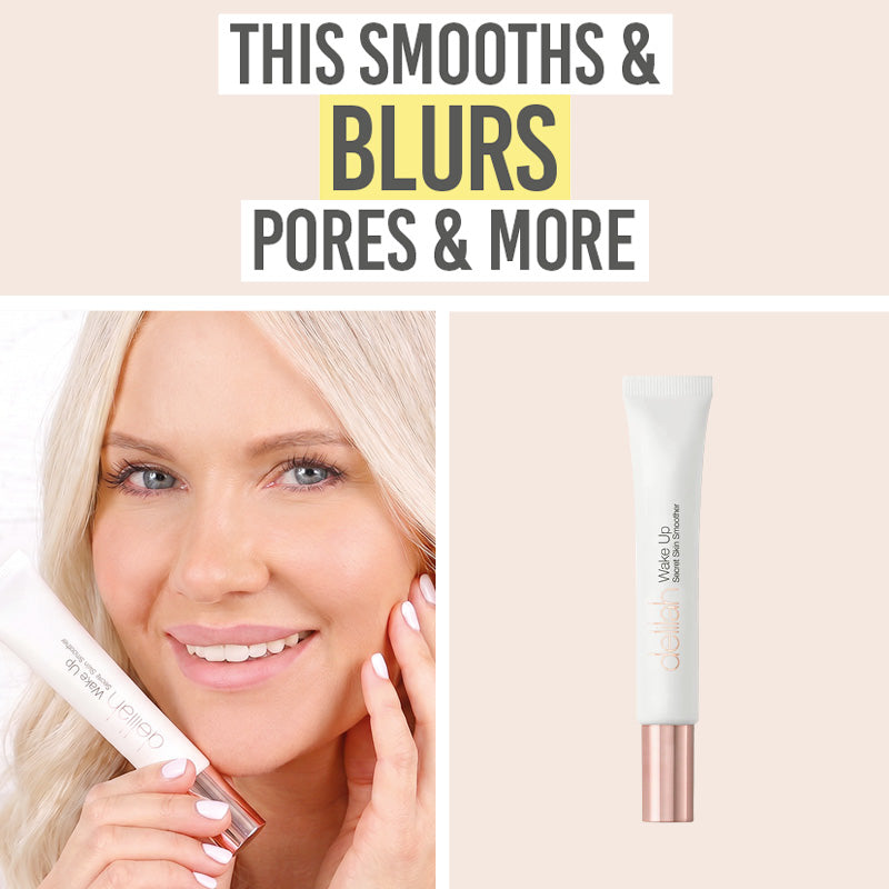Delilah Wake Up Secret Skin Smoother - Beauty and the Boutique - This smooths & blurs pores & more