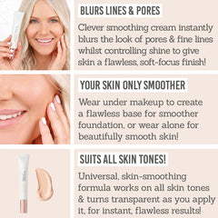 Delilah Wake Up Secret Skin Smoother Key Benefits - Blurs lines & pores, your skin only smoother, suits all skin tones