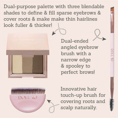 Doll 10 OverARCHiever Multi-Dimensional Volume Powder for Brows & Hair features