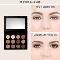 Doll Smash Expressionism Eyeshadow Palette on porcelain skin