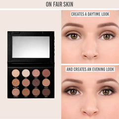 Doll Smash Expressionism Eyeshadow Palette on fair skin