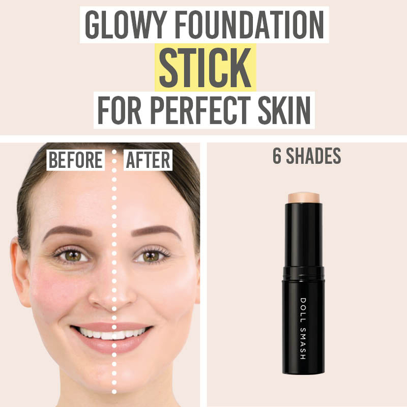 Doll Smash Stay Fierce Foundation Stick - Beauty and the Boutique - Glowy foundation stick for perfect skin