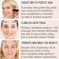 Doll Smash Stay Fierce Foundation Stick Key Benefits - Easiest way to perfect skin, flawless satin finish, hydrates skin while you wear it