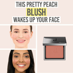 Doucce Cheek Blush in shade 'Feeling You' - Beauty and the Boutique - This pretty peach blush wakes up your face