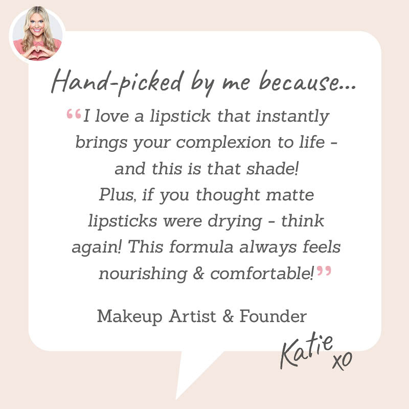 Doucce Matte Temptation Lipstick in 'Foolish Lover' - Hand-picked by Katie for a nourishing matte that brightens your complexion