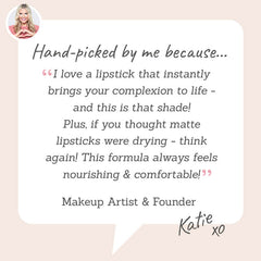 Doucce Matte Temptation Lipstick in 'Foolish Lover' - Hand-picked by Katie for a nourishing matte that brightens your complexion