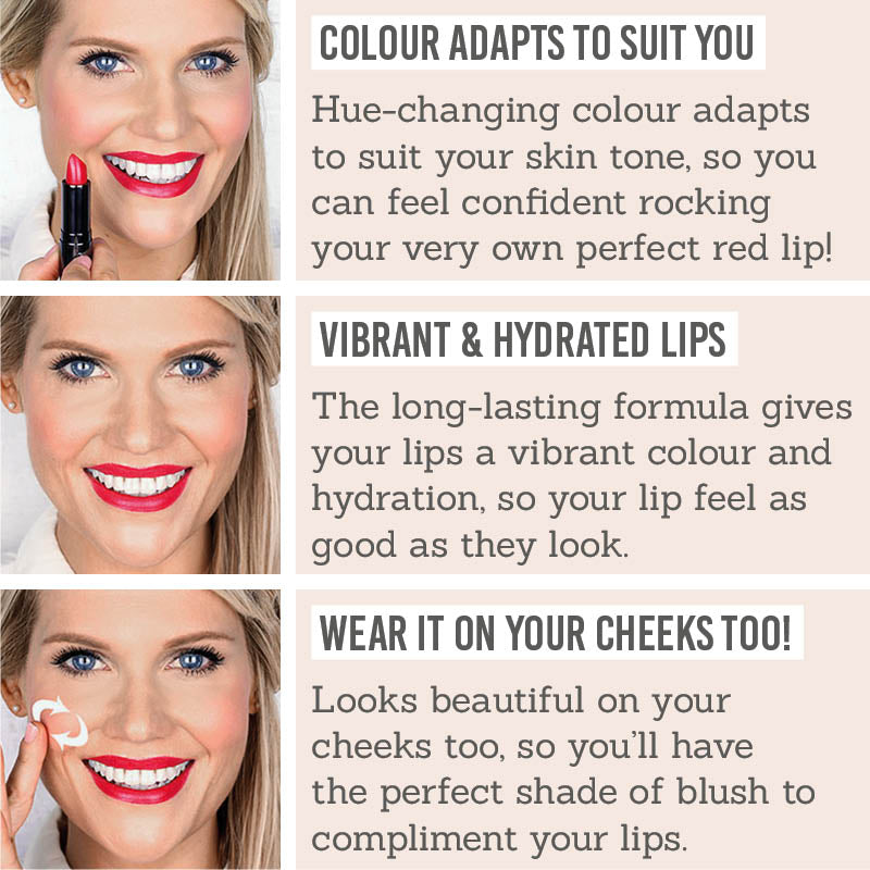 Benefits of DuWop Private Cherry Lipstick