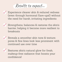 Earth Harbor Samphire Biotic Perfecting Serum results to expect - experience clearer skin, reduced redness, a restored skin barrier and smoother, glowing skin