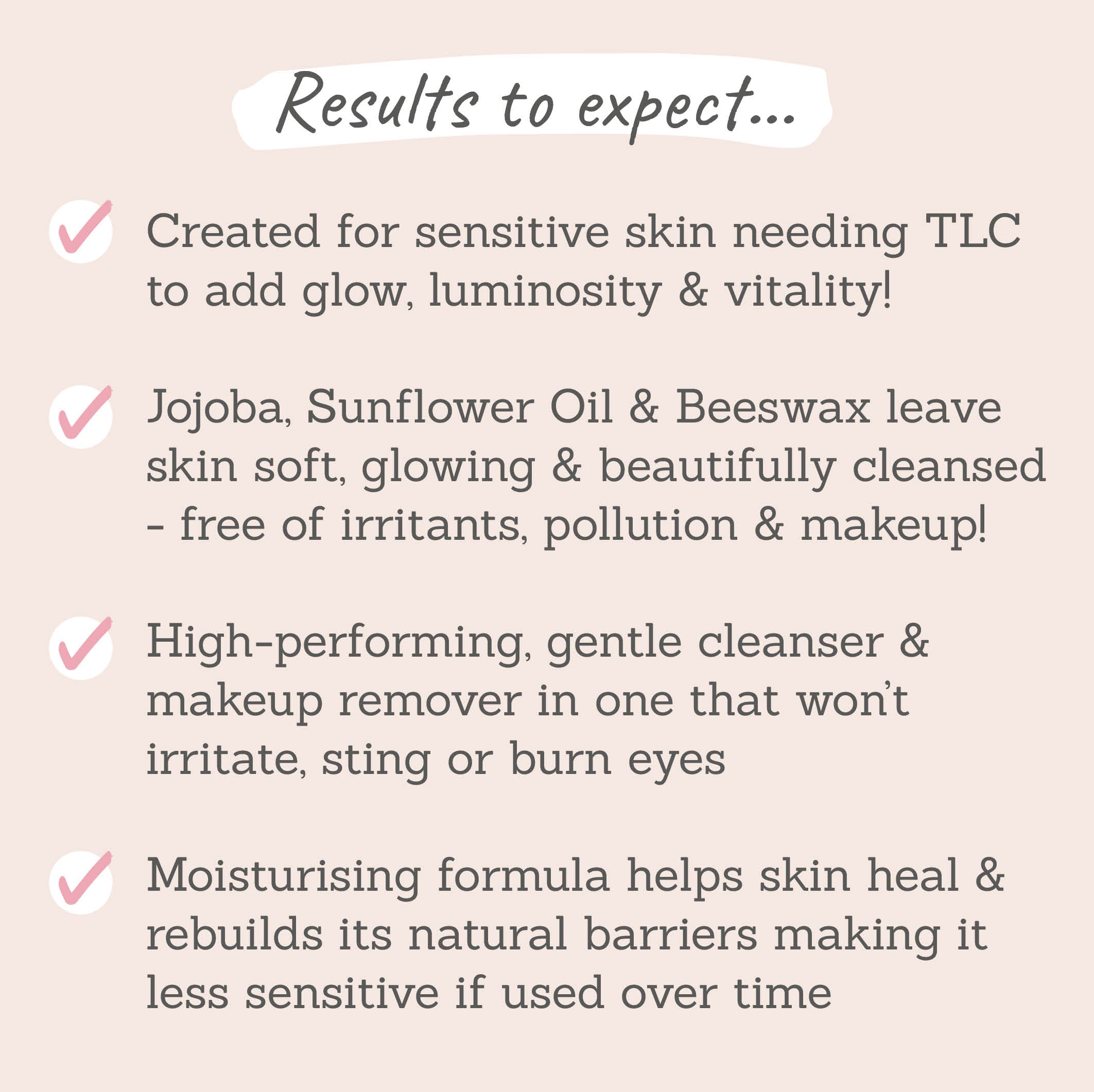 Evolue Gentle Cleanser & Makeup Remover results