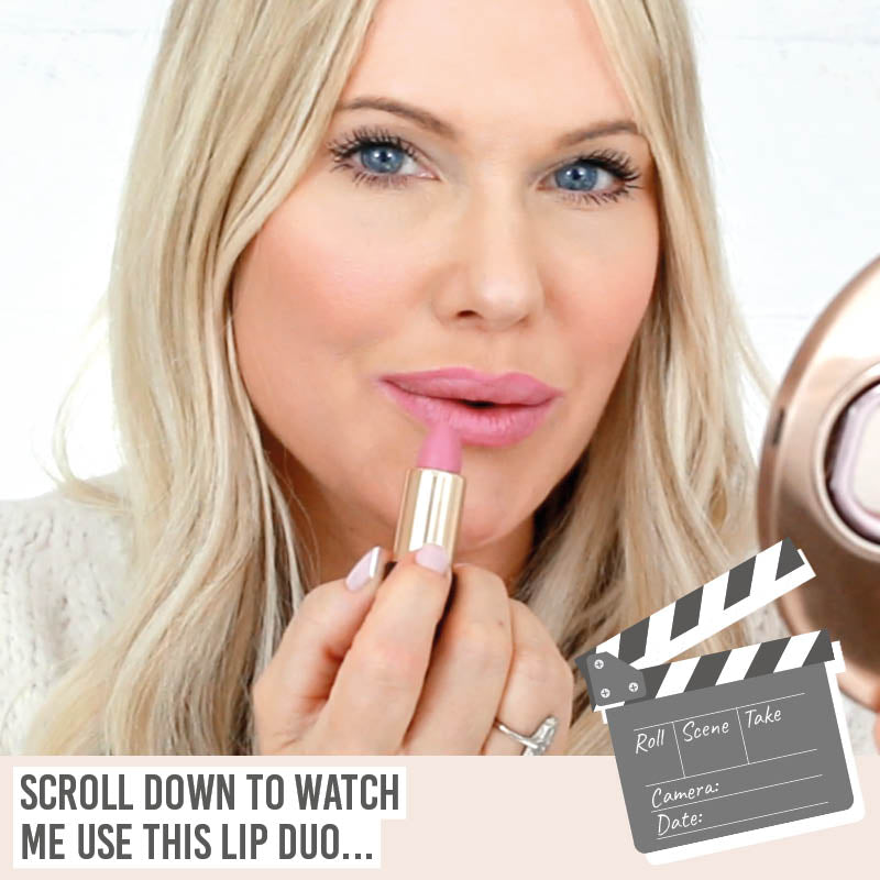 Scroll down to watch the Eye of Horus Pretty Pink Lip Duo video