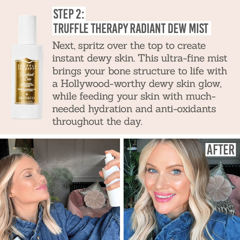 Glowy, Dewy and Radiant Skin Bundle Step 2 - Truffle Therapy Radiant Dew Mist