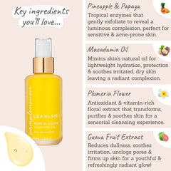 Leahlani Pamplemousse Tropical Enzyme Cleansing Oil key ingredients