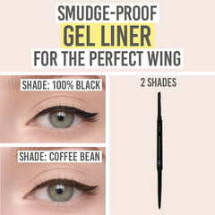 Lithe High Definition Gel Eyeliner - Beauty and the Boutique - Smudge-proof gel liner for the perfect wing