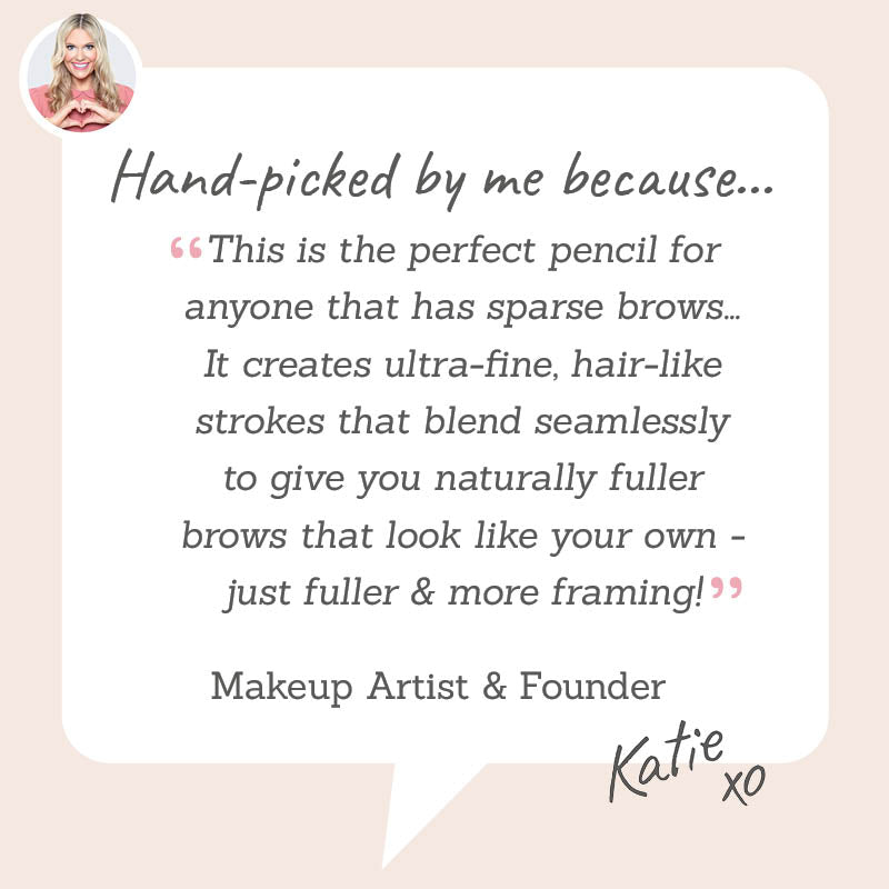 Lithe Nano Fill Brow Pencil - Hand-picked by Katie to transform sparse brows  into naturally fuller brows with ultra-thin, hair-like strokes  
