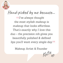 Lithe Soft Fill Lip Pencil Duo - Hand-picked by Katie for it's precision nib that gives effortlessly polished & defined lips