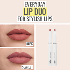 Lithe Soft Fill Lip Pencil Duo - Beauty and the Boutique - Everyday lip duo for stylish lips