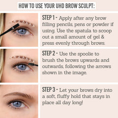 How to use your Lithe UHD Brow Sculpt in three steps