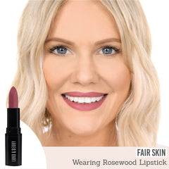 Lord & Berry ABSOLUTE Lipstick in shade 'Rosewood' on fair skin