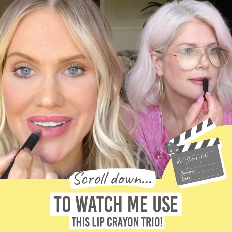Scroll down to watch the Lord & Berry Lipstick Crayon in action