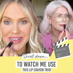Scroll down to watch the Lord & Berry Lipstick Crayon in action