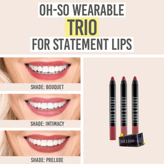 Lord And Berry Lipstick Crayon Trio Sharpener shades