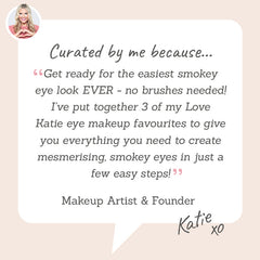 Love Katie Smokey Eye Bundle Kit curated by Katie for the easiest smokey eye look with 3 Love Katie favourites - no brushes needed!